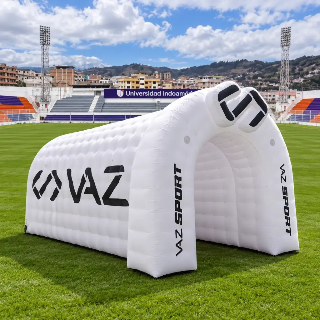 Tunel inflable vaz sport estadio 4 x 4x7 metros Abarca Dancer