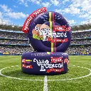 Lata inflable van ecuador estadio 5 metros Abarca Dancer