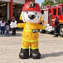 Mascotas inflables publicitarios Abarca Dancer