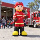Mascotas inflables publicitarios Abarca Dancer