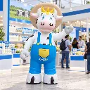 Mascotas inflables publicitarios Abarca Dancer