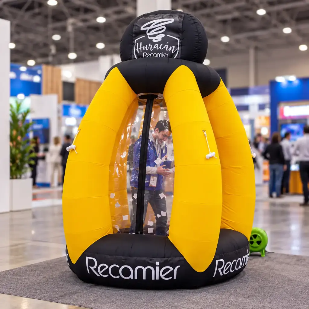 Huracan inflable recamier 2 75 metros Abarca Dancer