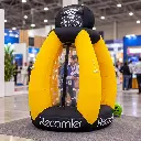 Huracan inflable recamier 2 75 metros Abarca Dancer