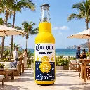 Botella inflable corona 3 metros terraza Abarca Dancer