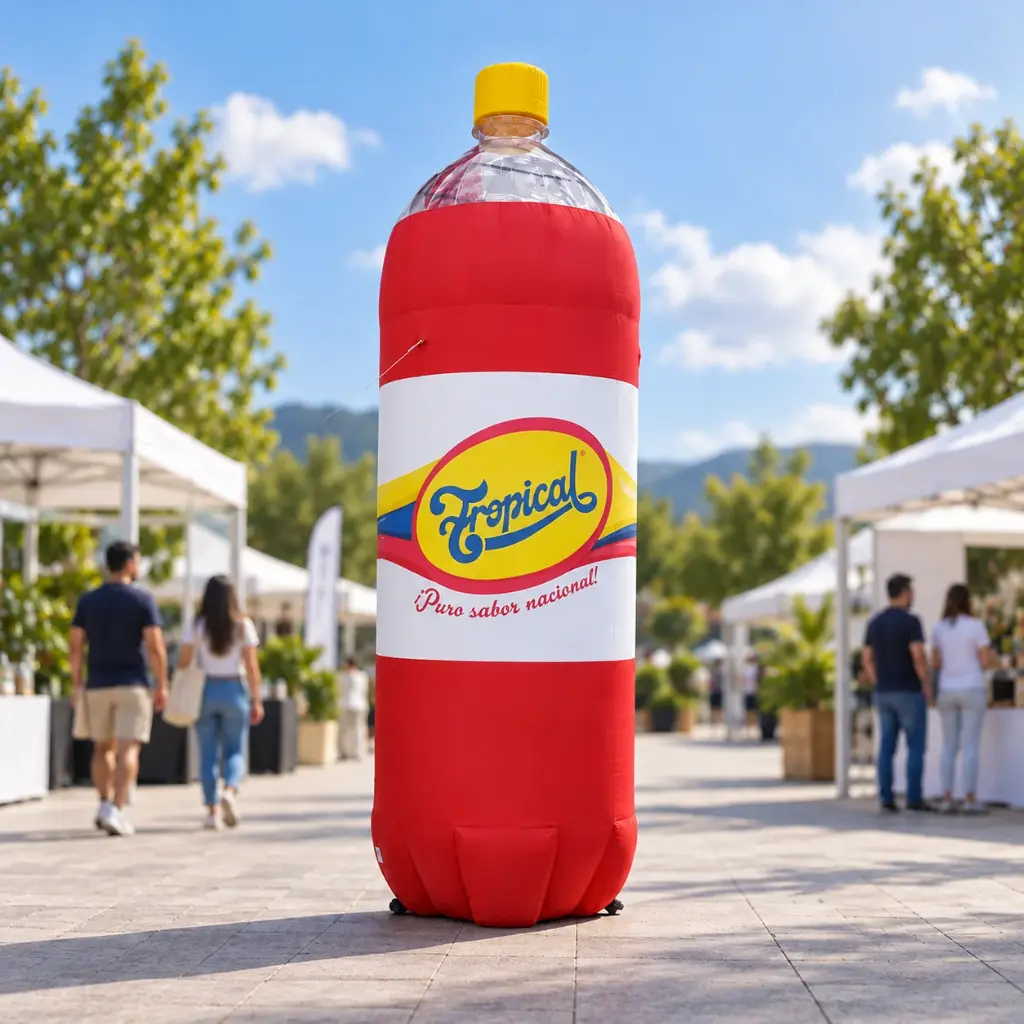 Botellas inflables publicitarios Abarca Dancer