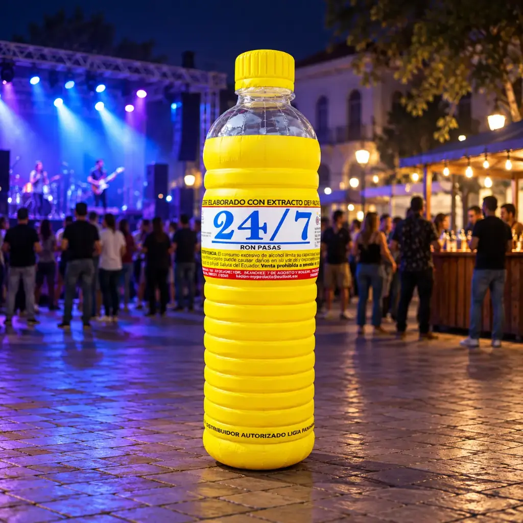 Botellas inflables publicitarios Abarca Dancer