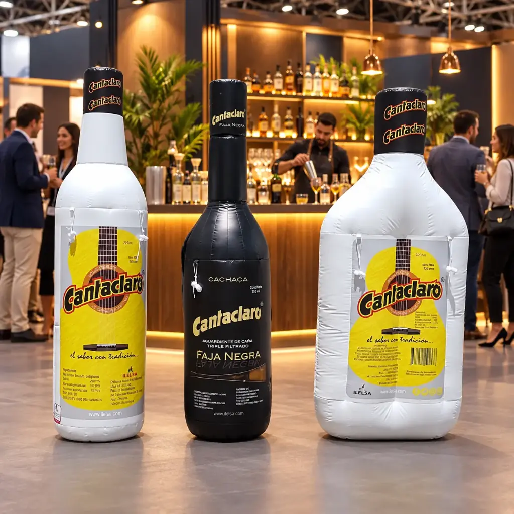 Botellas inflables publicitarios Abarca Dancer