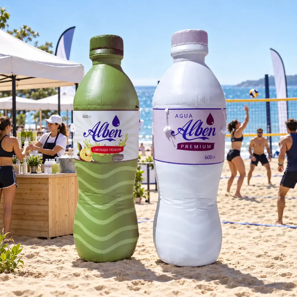 Botellas inflables publicitarios Abarca Dancer