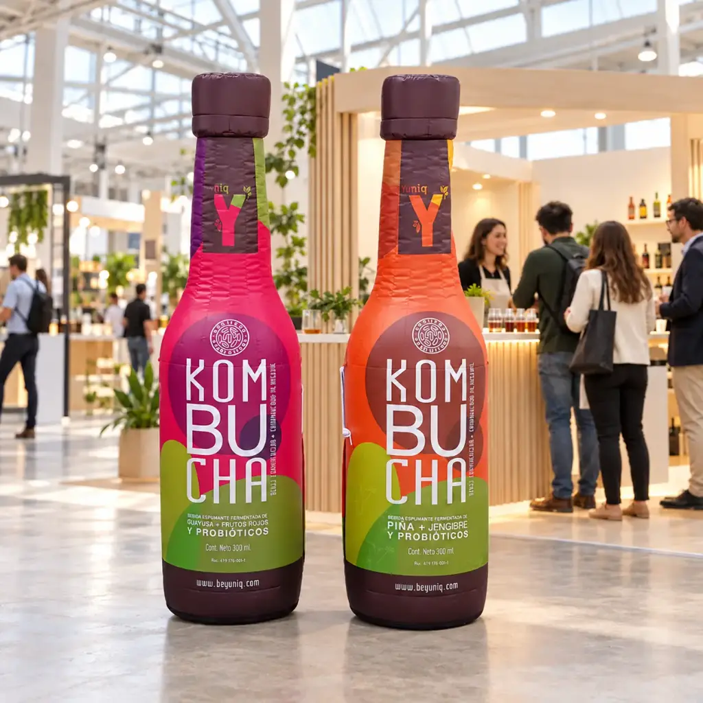 Botellas inflables publicitarios Abarca Dancer